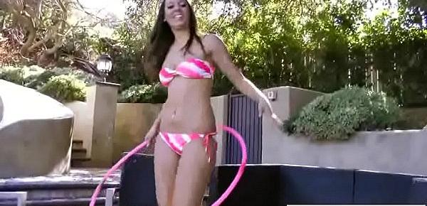  Alone Horny Girl (nadia noel) On Tape Put All Kind Of Sex Things In Her video-20